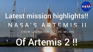Artemis 2 highlights!!  #artemis2 #artemis #space #nasa #youtubevideo #astronomy 