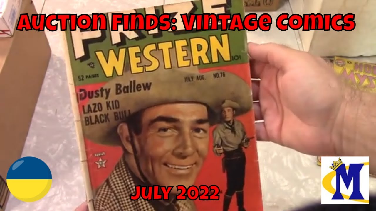 Auction ‌Finds August 2022- Vintage Golden Age Westerns & Bronze Age Comics: Gene Autry Batman Conan
