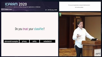 "Privacy-preserving Machine Learning for Multimedia Data" Prof. Andrea Cavallaro (ICPRAM 2020)