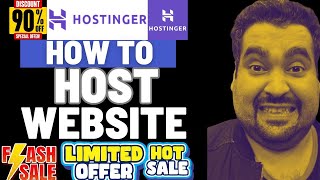 How to Host a Website on HOSTINGER Hosting? Step by Step with Coupon Discount