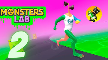 Monsters Lab - Freaky Running Gameplay Level 5 and 6 👻