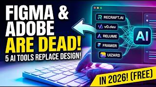 5 Secret AI Tools That Will Replace Figma & Adobe in 2026 (Free)