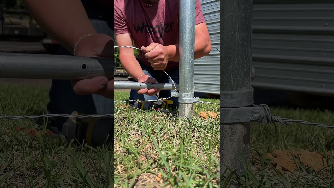 Installing Chain Link Tension Wire