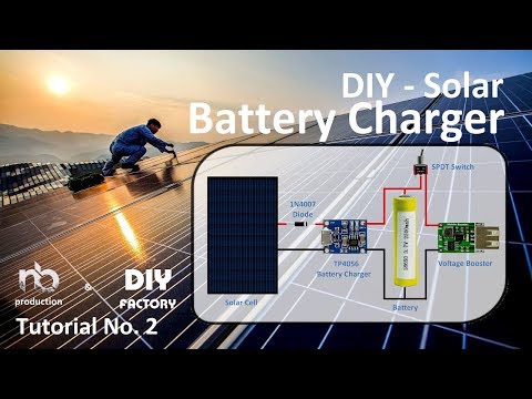 DIY - SOLAR BATTERY CHARGER