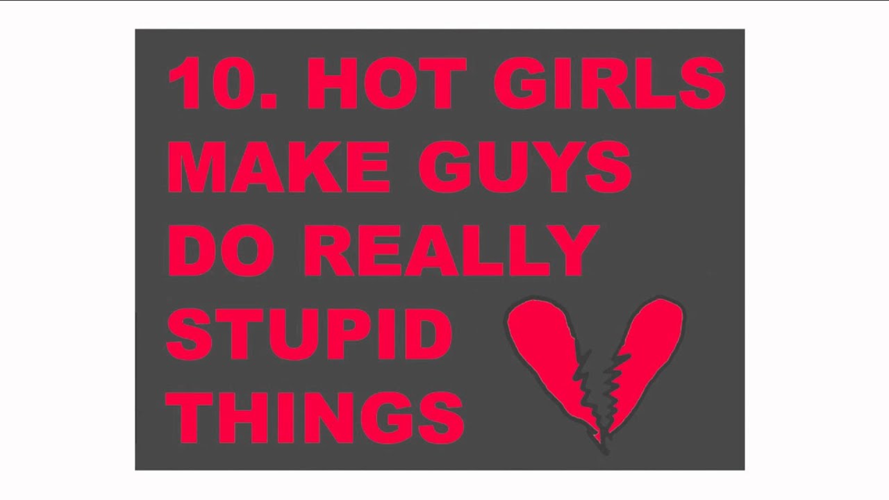 stupid things guys do