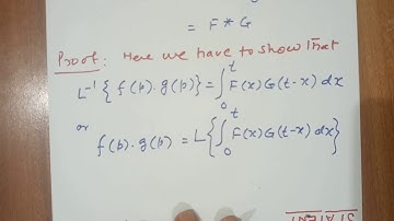 Convolution Theorem | Laplace transformation | prof. Rishi Tiwari.
