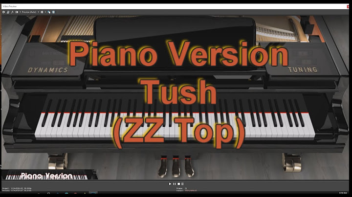 Tush Piano version - Piano performance video thumbnail