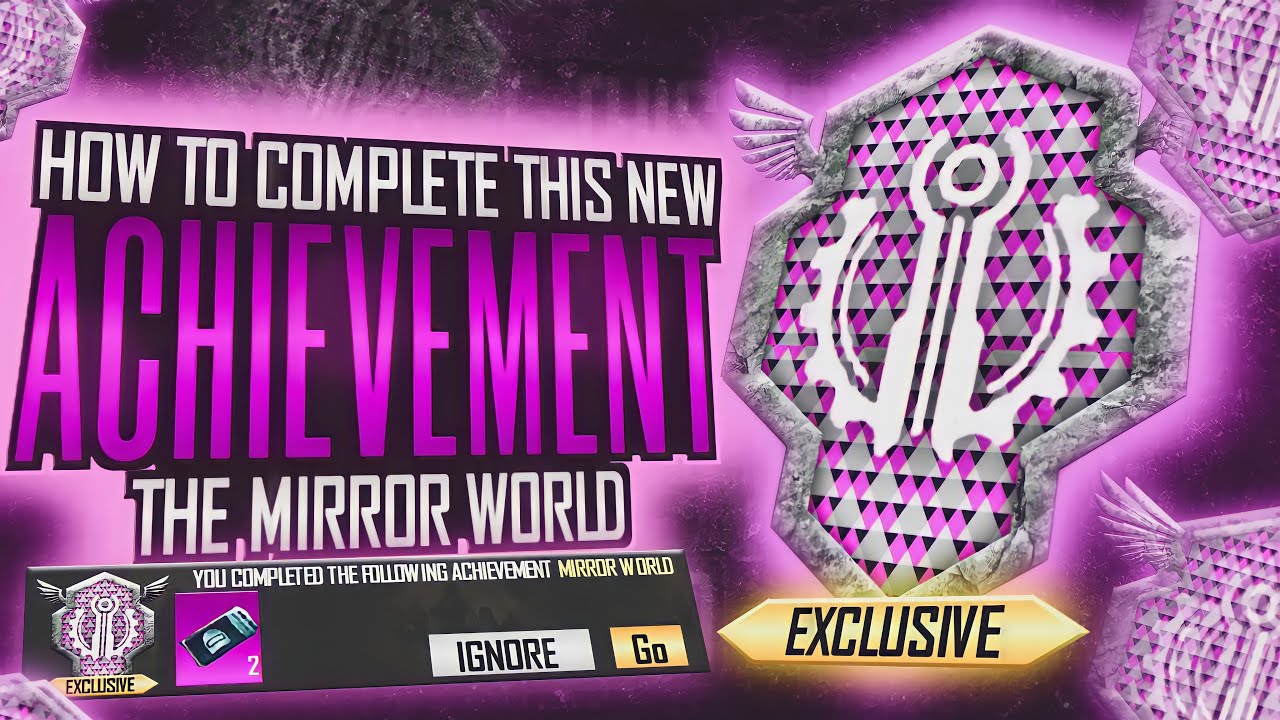 New Achievement World Mirror | Easy Way To Complete | 1.7 Update Leaks |PUBGM