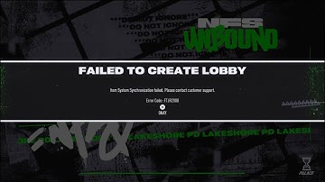 NFS Unbound Error FTJR2008 Fix PS5