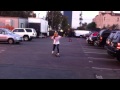 Icarly jennette skateboards into jerry literally