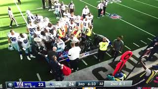 Dak Prescott Carted off after Gruesome Ankle Injury|Cowboys vs Giants|NFL Week 5