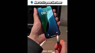 How to fix green lin in iPhone !! ||#edit#xiaomi#iphone#r...