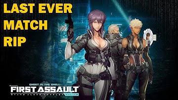 Last Ever Match of Ghost in the Shell First Assault Online