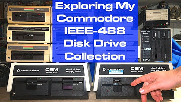 Exploring My Commodore IEEE-488 Disk Drive Collection