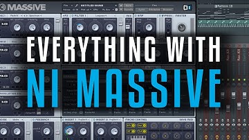 Trap beat made with ONLY Massive in FL Studio (ALSO drums, FX and "chants")