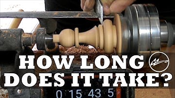 SPEED CHESS . How long does it really take to make a hand crafted wooden chess set?