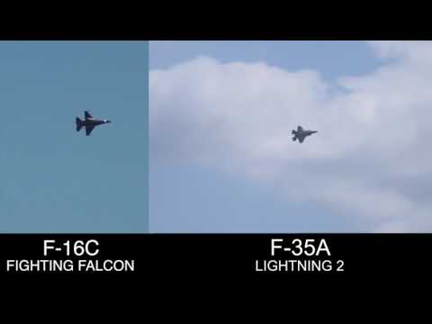 F 16 vs F 35 Turn Comparison