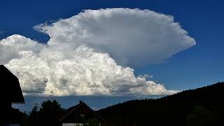 25.06.2021 Gewitterwolke (Cumulonimbus) Zeitraffer