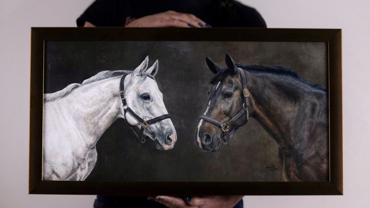 Bensyn & Oz | Complete Horse Oil Portrait Speed Painting
