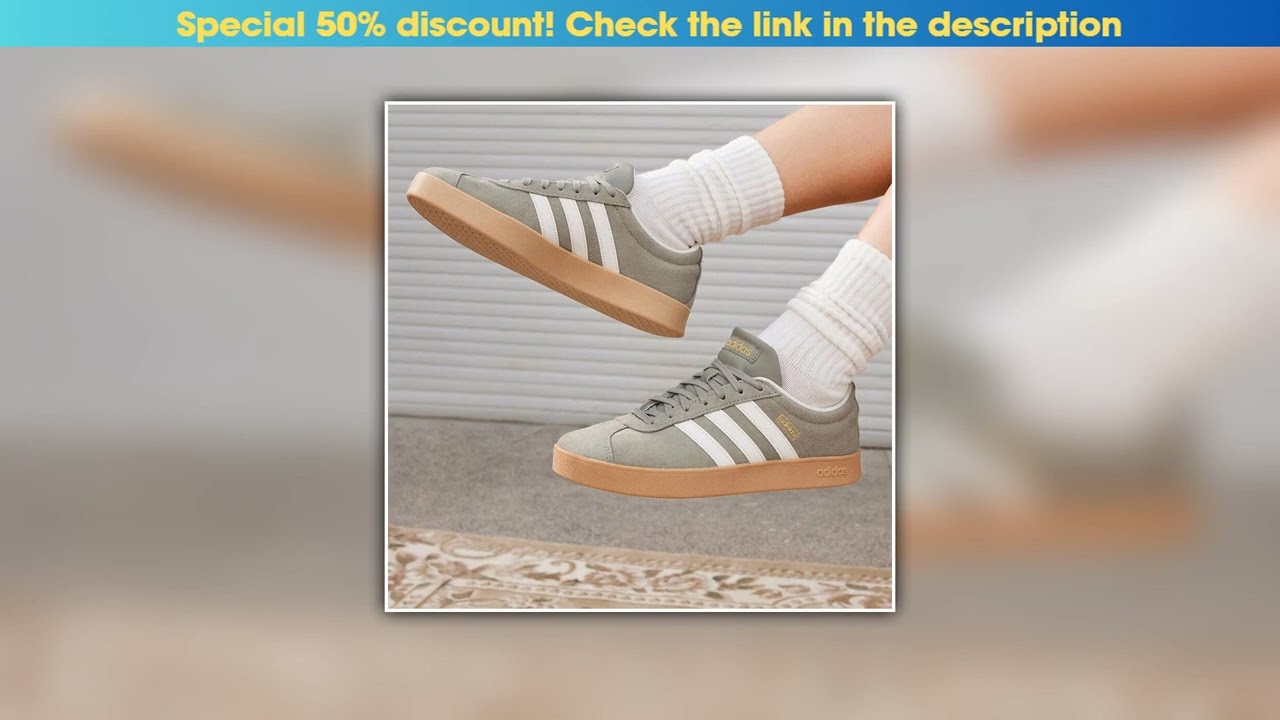 Top Adidas Genuine VL COURT CLASSIC Unisex Casual Skate Shoes JH5078•••••••••••••••••••••••••••••••