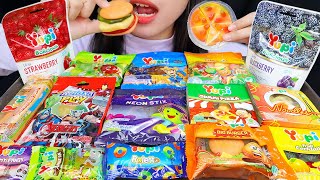 ASMR YUPI GUMMY JELLY CANDY 🍔 BIG BURGER, HOTDOG, PIZZA, NOODLES, YUPI BOLICIOUS, RELAXA PLAY