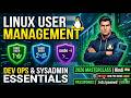 Linux User Management: Zero to Hero 🐧 | Users & Groups Explained (Hindi)