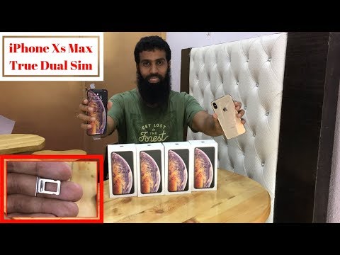 iPhone Xs Max Gold 512gb True Dual Sim unboxing 1st in India (hindi)