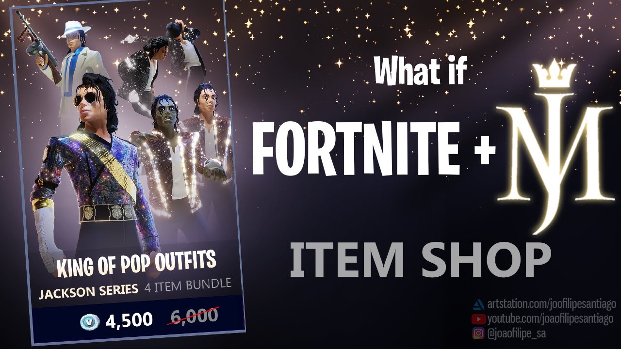 What If Fortnite + MJ - Item Shop 