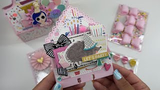 My entry for @Your_Crafty_BFF birthday challenge ft. @ScrapDiva29 dies. 🎂🩷