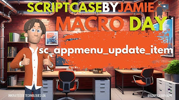 Update, Upgrade, Unleash! Rule Dynamic Menus with sc_appmenu_update_item | Macro Day Series