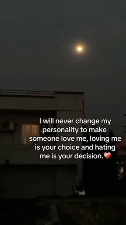 i-will-never-change-my-personality-youtube