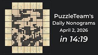 April 2, 2026 - Daily Rainy Nonograms