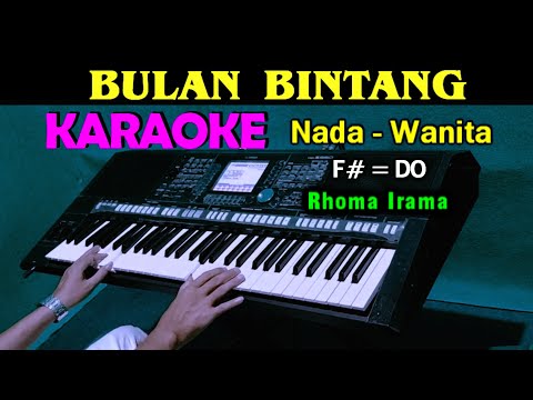 BULAN BINTANG KARAOKE NADA COWOK/PRIA (rhoma irama) Versi koplo