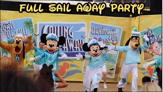 Full Sail Away Party | Disney Dream | Westbound Transatlantic Cruise 2023
