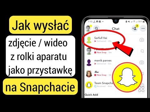 Wideo: Jak przesyłasz filmy do Snapchata?