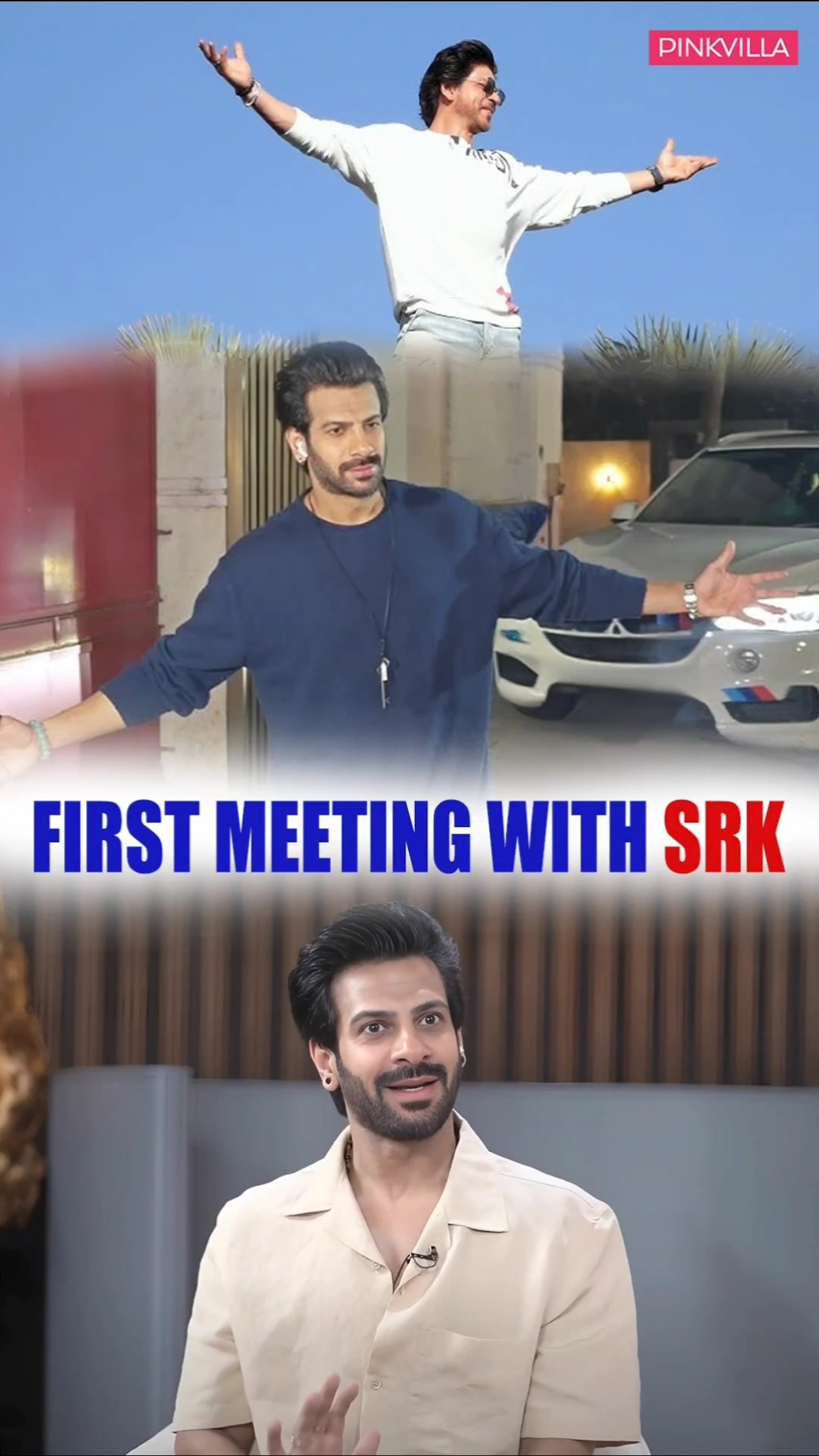 When Karan Veer Mehra MET Shah Rukh Khan In Delhi ? | #shorts #bollywood #tv #srk #biggboss