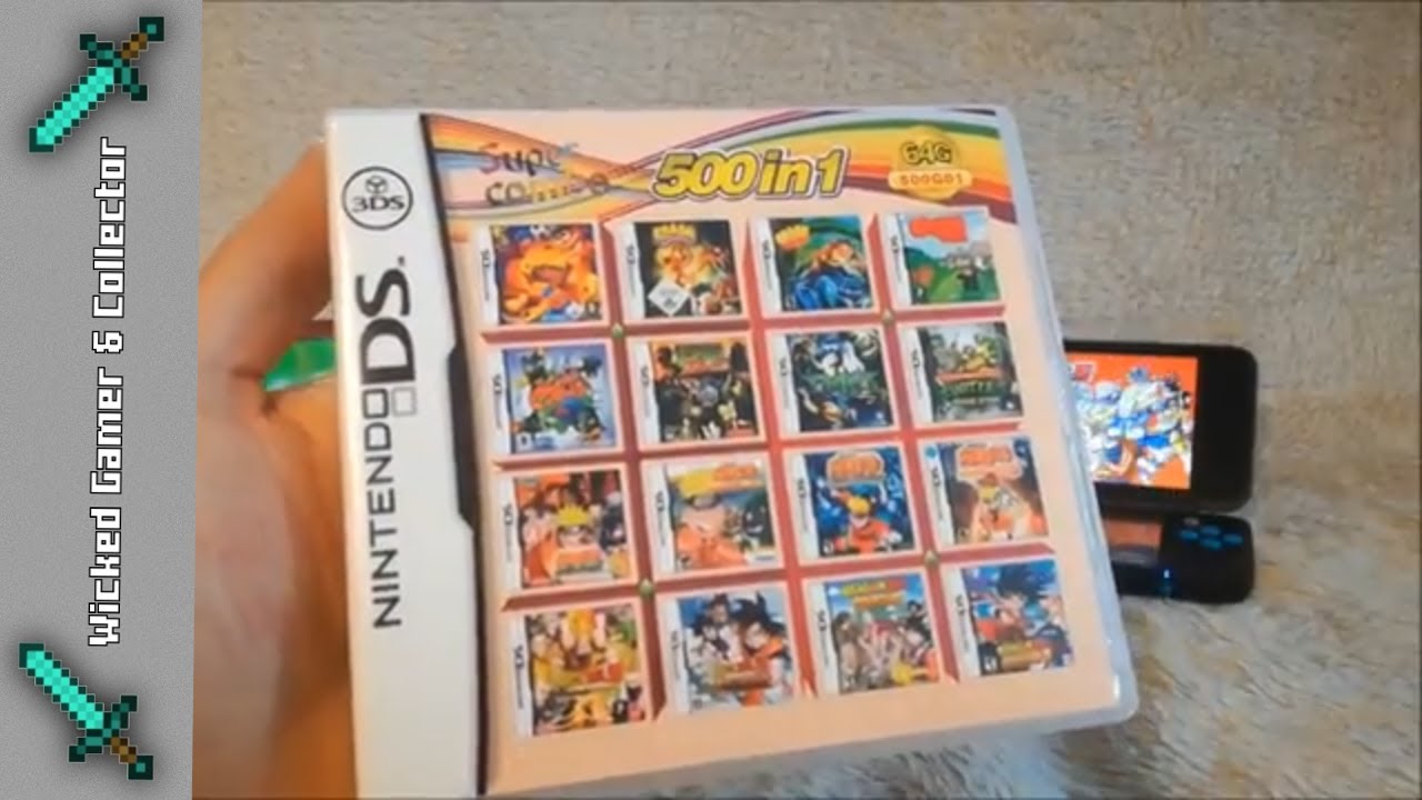 Nintendo NDS / 3DS / 2DS - \\ 500 in 1 Cartridge // Ultimate Mega Mix Collection - YouTube