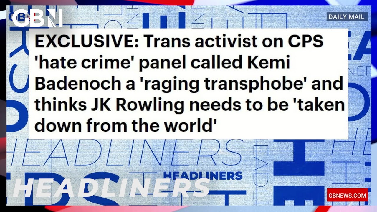 Trans activist on CPS 'hate crime' panel  says JK Rowling needs to be 'taken down from the world' 🗞