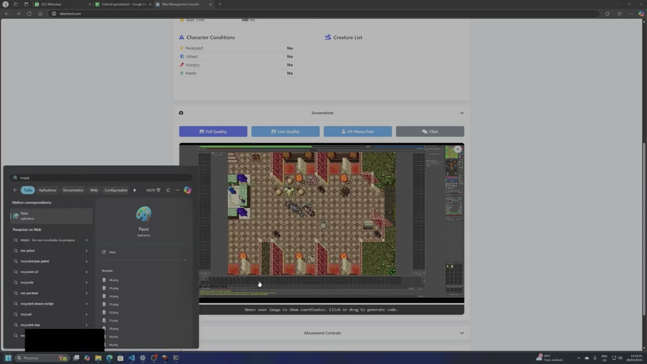 Apresentação Tibia R-BOT