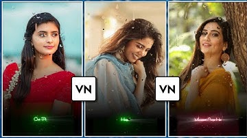 Trending Raindrop Lyrics Video Editing | Vn Video Editor | Rain Drop Black Screen Effect