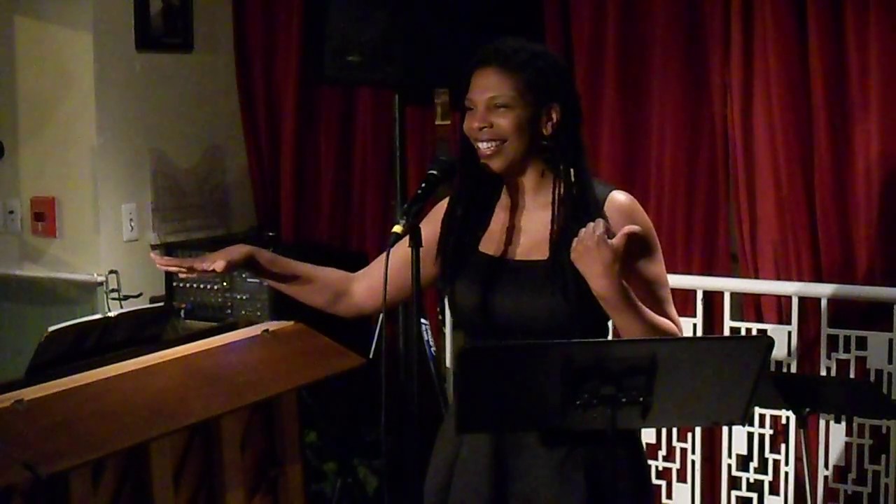 Angelique Palmer recites her poem "Watch What Happens"