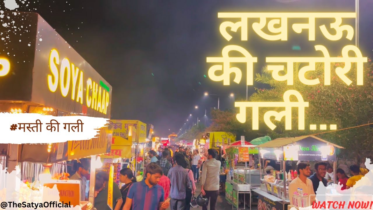 लखनऊ की चटोरी गली आपको भारत के कोने-कोने का जायका परोसती है| Chatori Gali Lucknow |1090 Lucknow Food