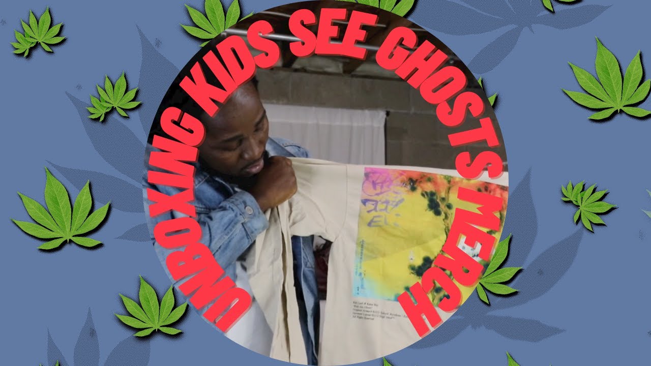 UNBOXING KANYE WEST & KID CUDI "YEEZY" KIDS SEE GHOSTS MERCH YouTube