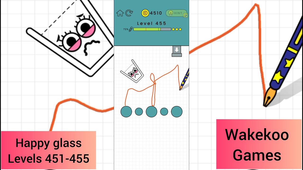 Happy Glass levels 451-452-453-454-455