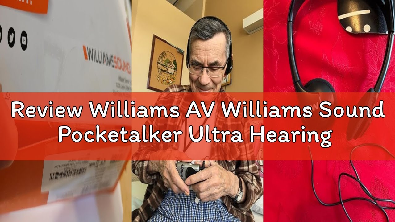 Review Williams AV Williams Sound Pocketalker Ultra Hearing Amplifier | Easy-to-Use Hearing Amplifie