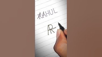 Logo Name Rahul 💥 Comment your Names 👀 #trending #shorts #viral #short #rahul #logo