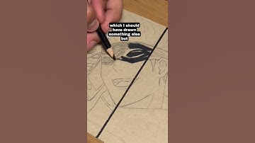 One drawing but in 2 different style 😳 #art #drawing #animeart