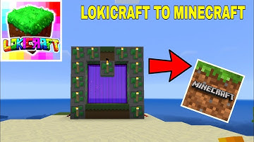 🔥LokiCraft : How To Make Portal To Minecraft PE Dimension in lokicraft