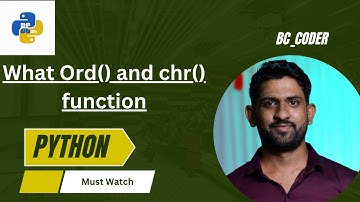 ord() and chr() function in python | Hindi | full explain | @N_coder31 #coding #education #programm