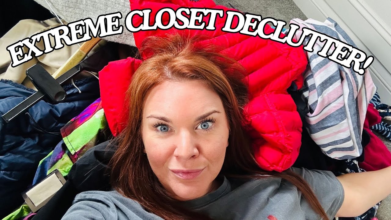 HUGE CLOSET DEEP CLEAN OUT: Declutter & Organise my Closet with me ...